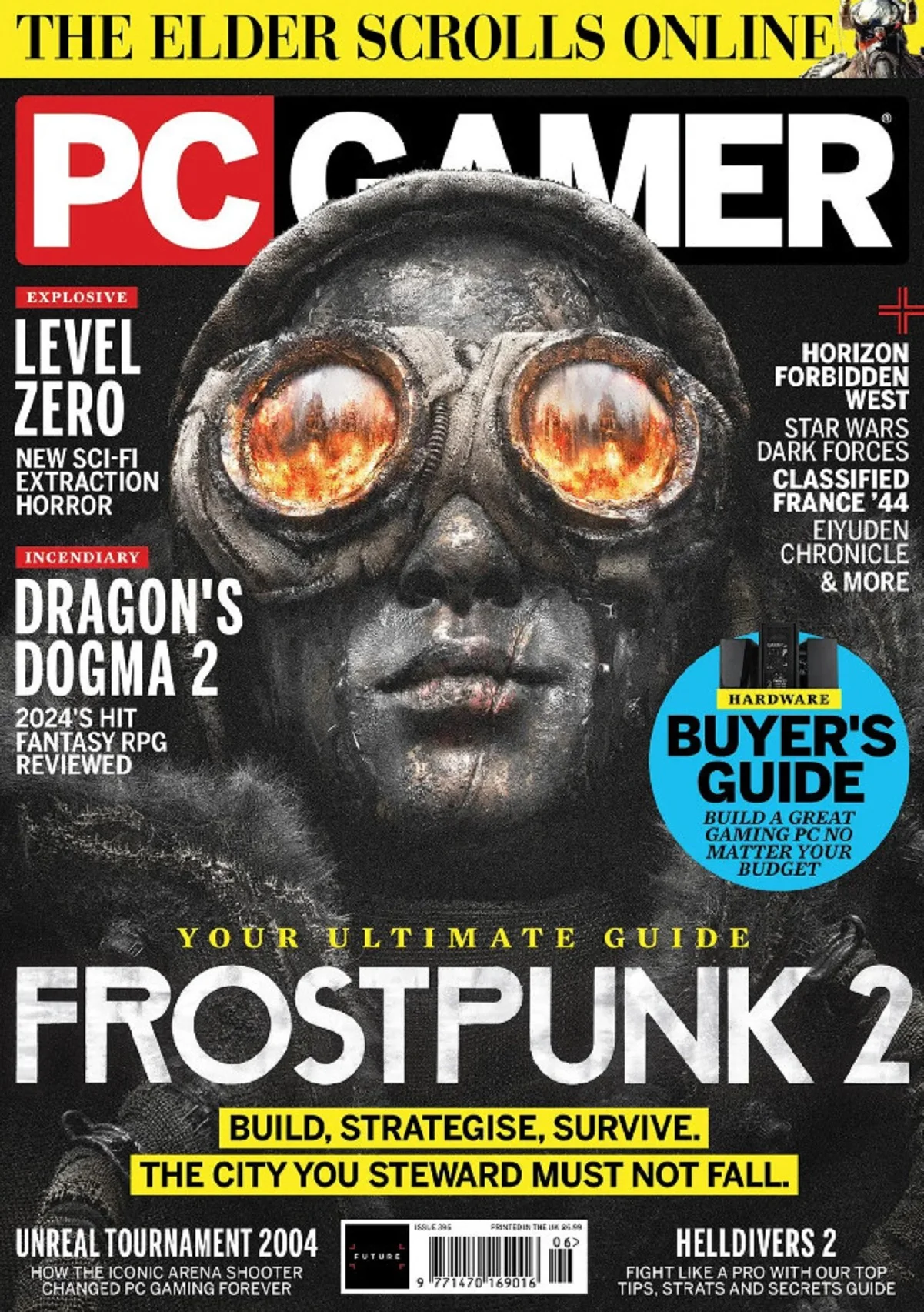 Стратегия Frostpunk 2 стала «лицом» обложки свежего номера PC Gamer - фото 1