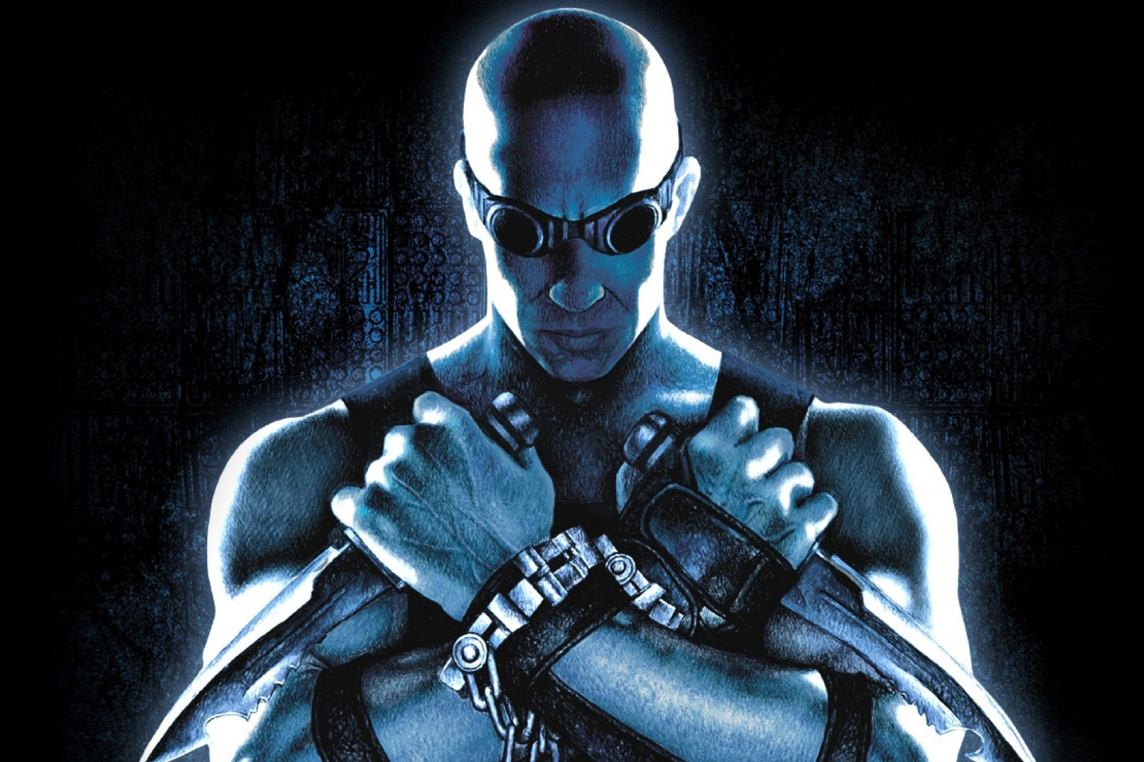 Тот самый случай, когда игра не паразитирует на идеях оригинала.

Источник: видеоигра The Chronicles of Riddick: Escape from Butcher Bay