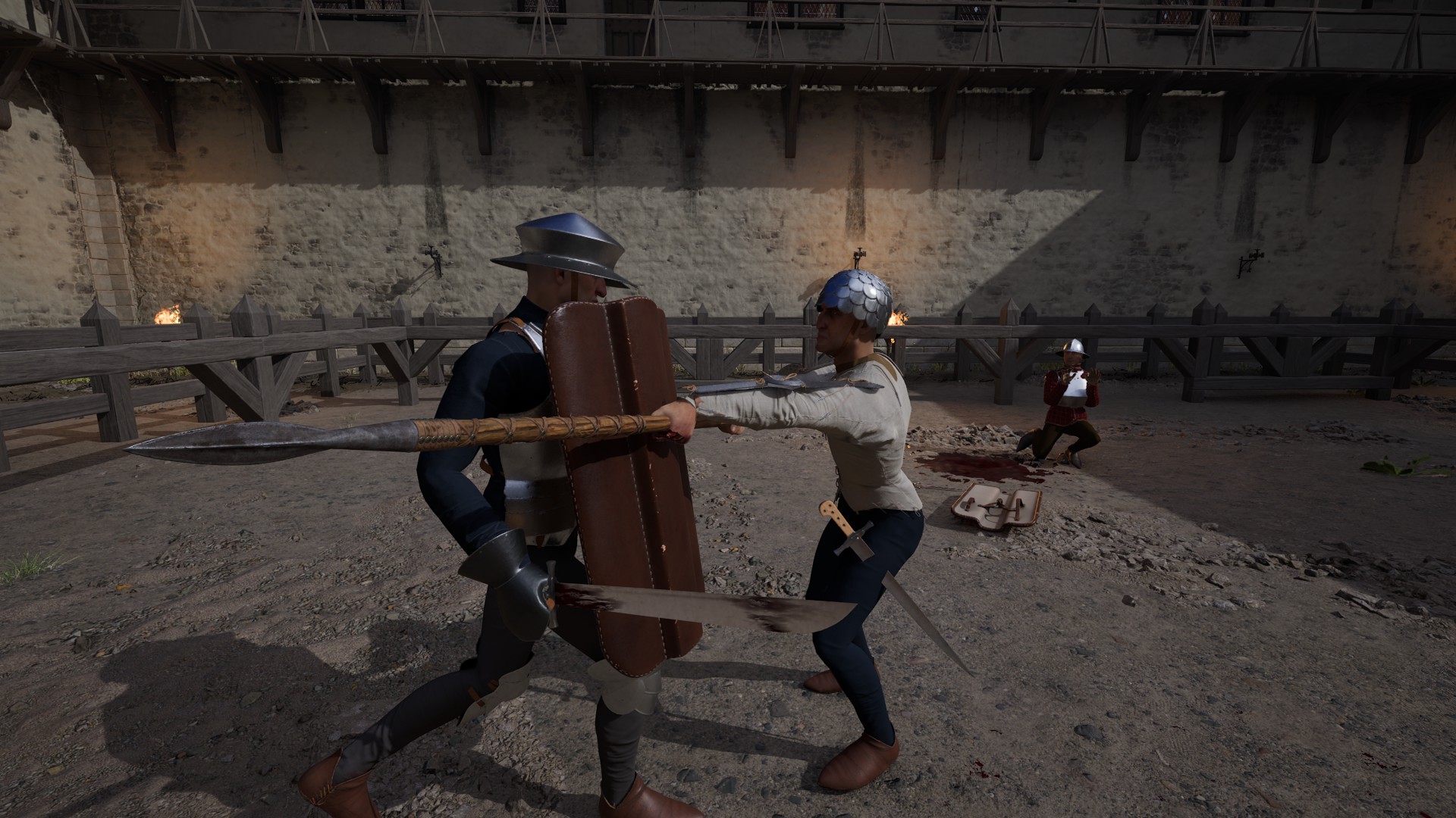 Прессинг – основа.

Источник: видеоигра Half Sword