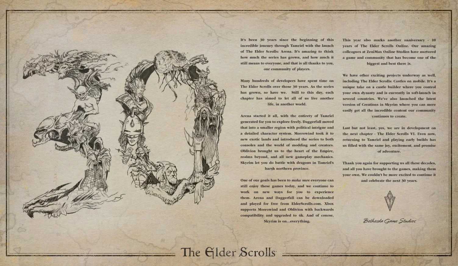 Серия The Elder Scrolls отпраздновала своё тридцатилетие - фото 1