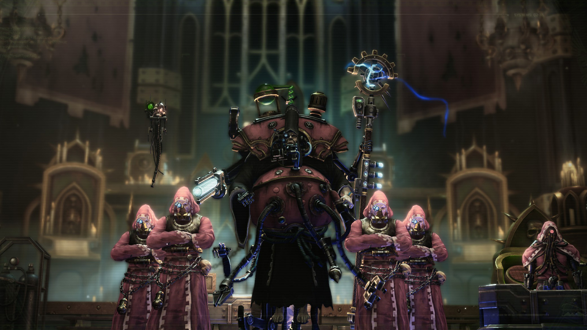 Вот эта летучая бочка с головой и есть наш Эоганн.
Источник: видеоигра Warhammer 40,000: Rogue Trader - The Infinite Museion