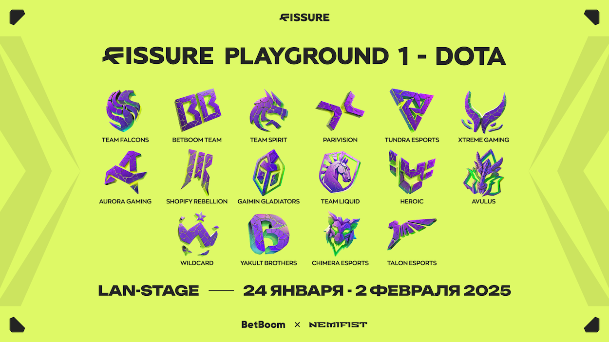 Представлены все участники турнира FISSURE Playground по Dota 2 - фото 1
