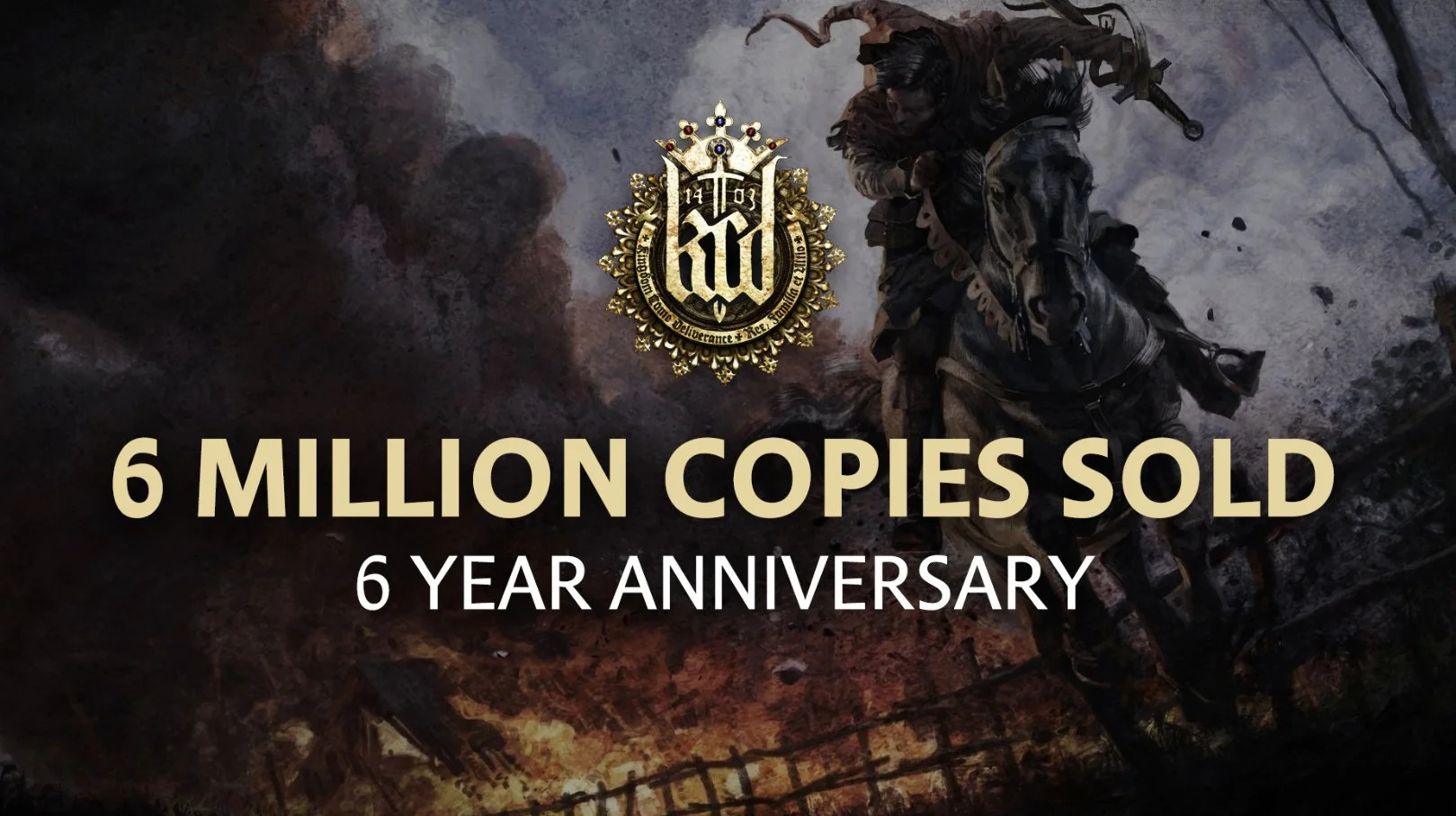 Продажи Kingdom Come Deliverance превысили 6 миллионов копий к шестой годовщине - фото 1