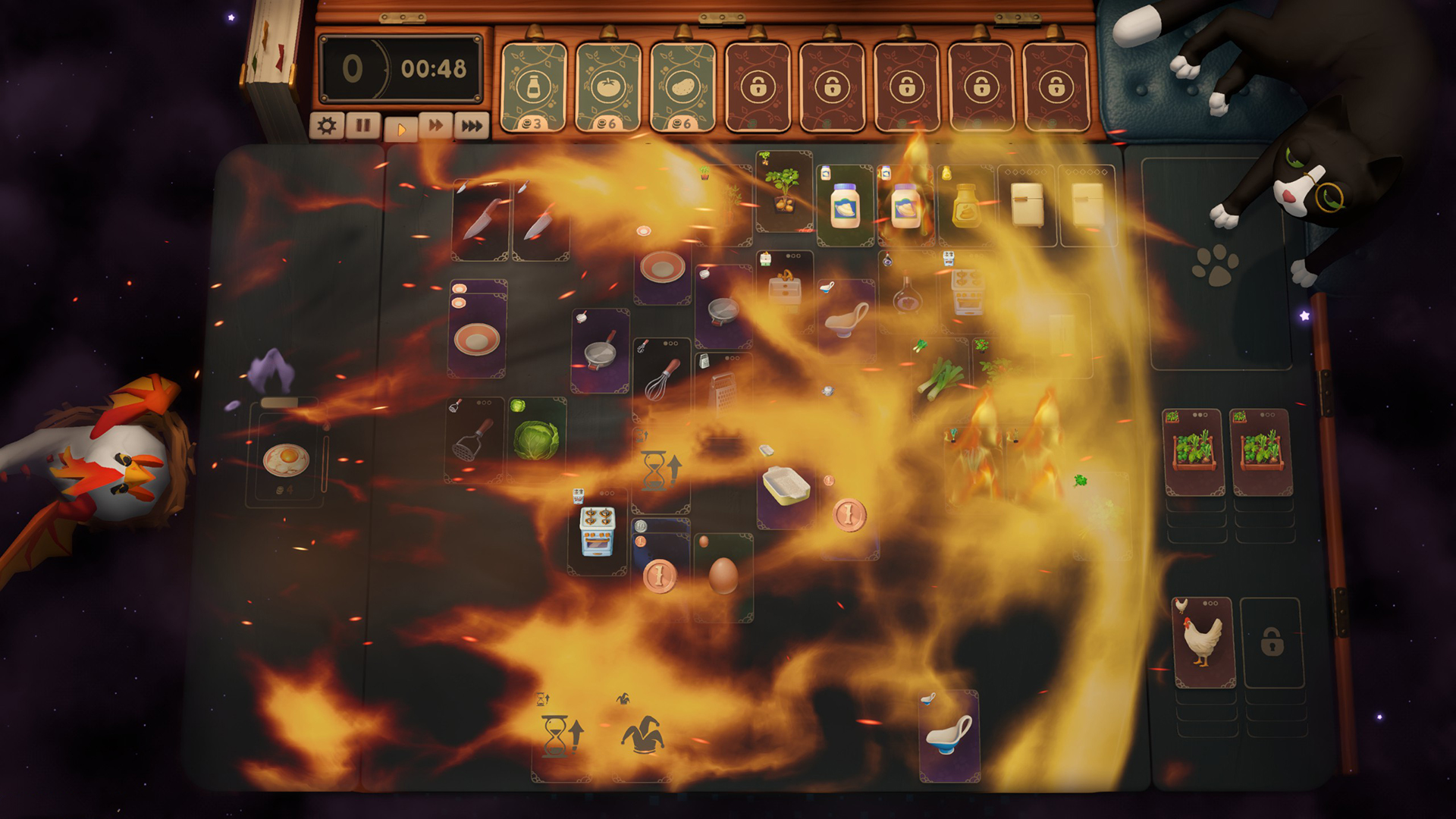 Пламенная атака Огнеципа.

Источник: видеоигра Abra-Cooking-Dabra