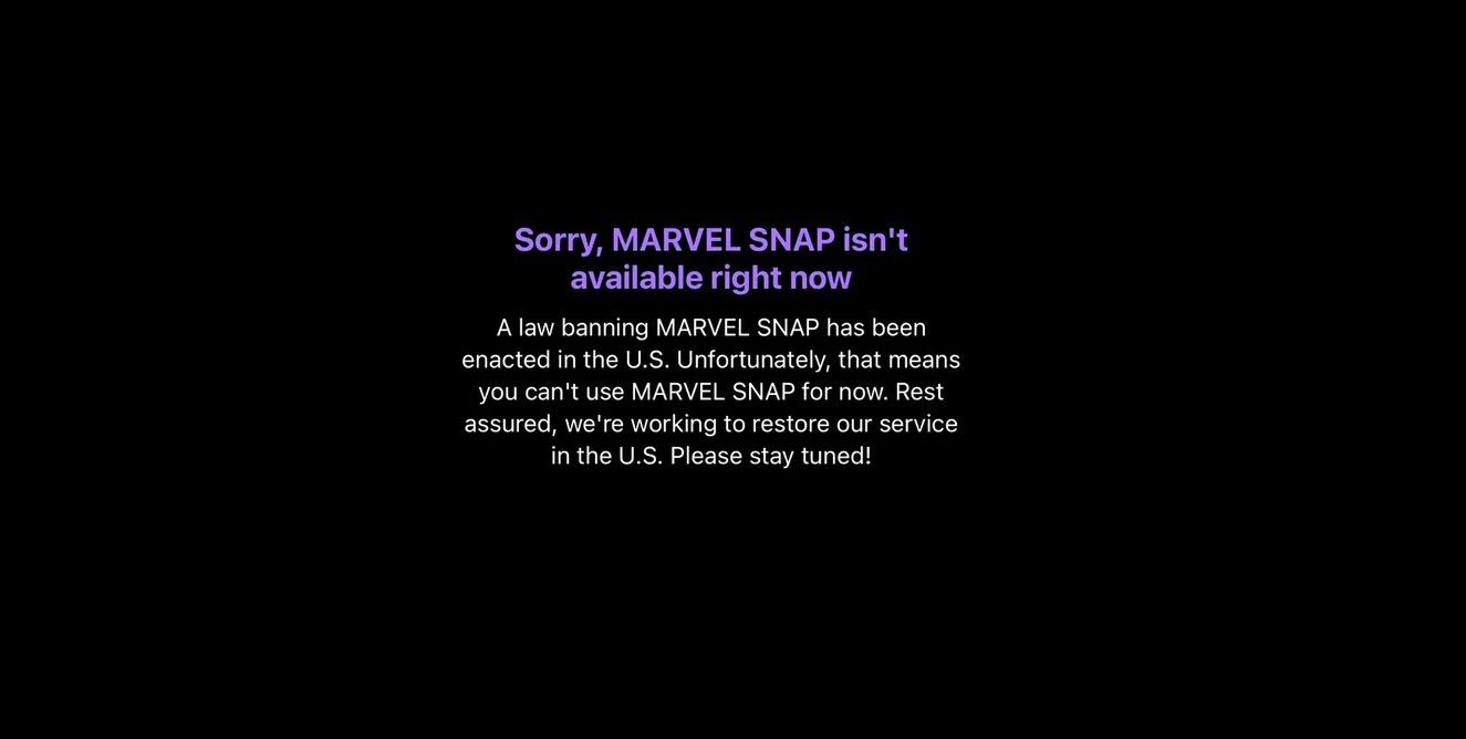 В США запретили приложение TikTok и карточную Marvel Snap - изображение 1 В США запретили приложение TikTok и карточную Marvel Snap - фото 1