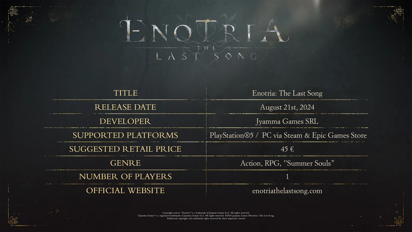 Соулслайк Enotria The Last Song переехал на август и отказался от Xbox Series - фото 1