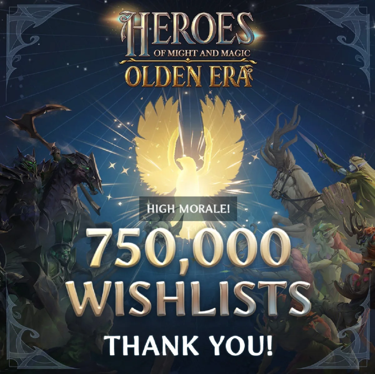 Возвращение легенды: Heroes of Might and Magic бьёт рекорды ожидания в Steam