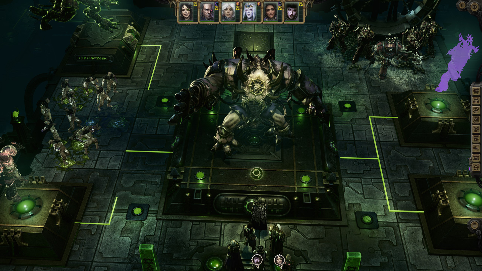 В Музеоне Тразина какой только пакости нет.
Источник: видеоигра Warhammer 40,000: Rogue Trader - The Infinite Museion