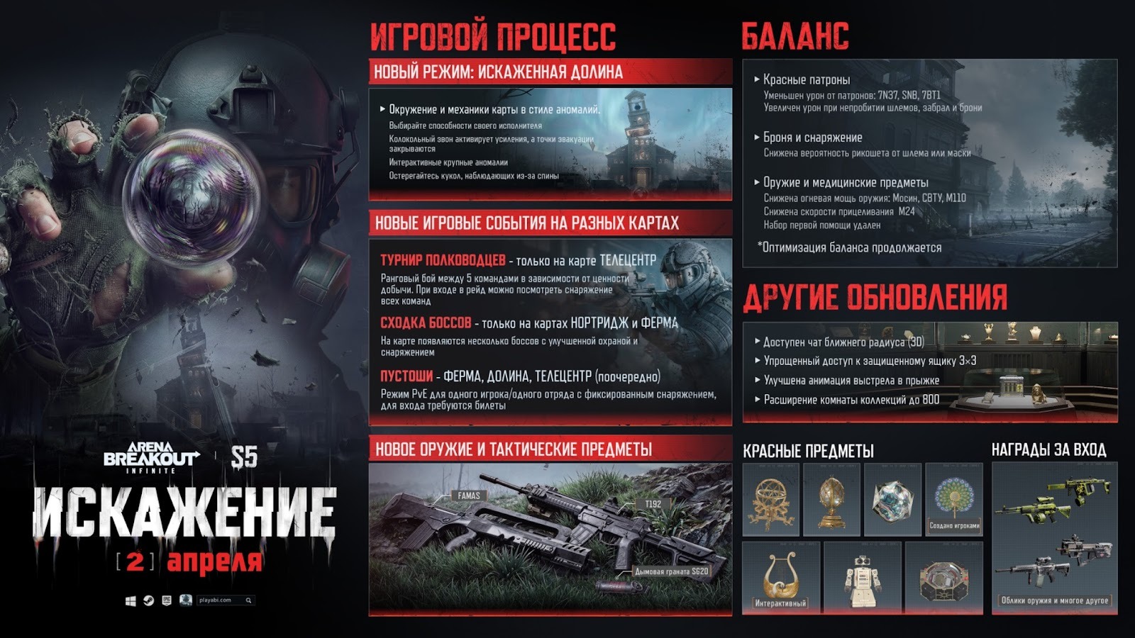 Новый сезон Arena Breakout Infinite: что принесёт «Искажение»