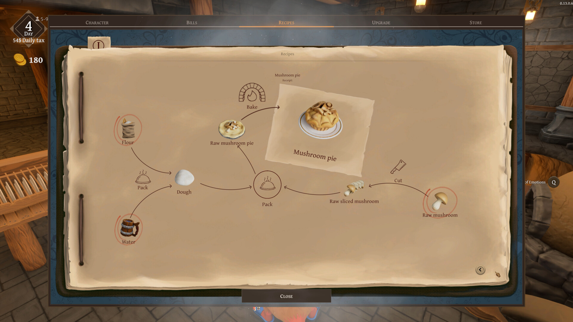 Не стоит спешить со сложными блюдами — полок не наберётесь.

Источник: видеоигра Restaurats