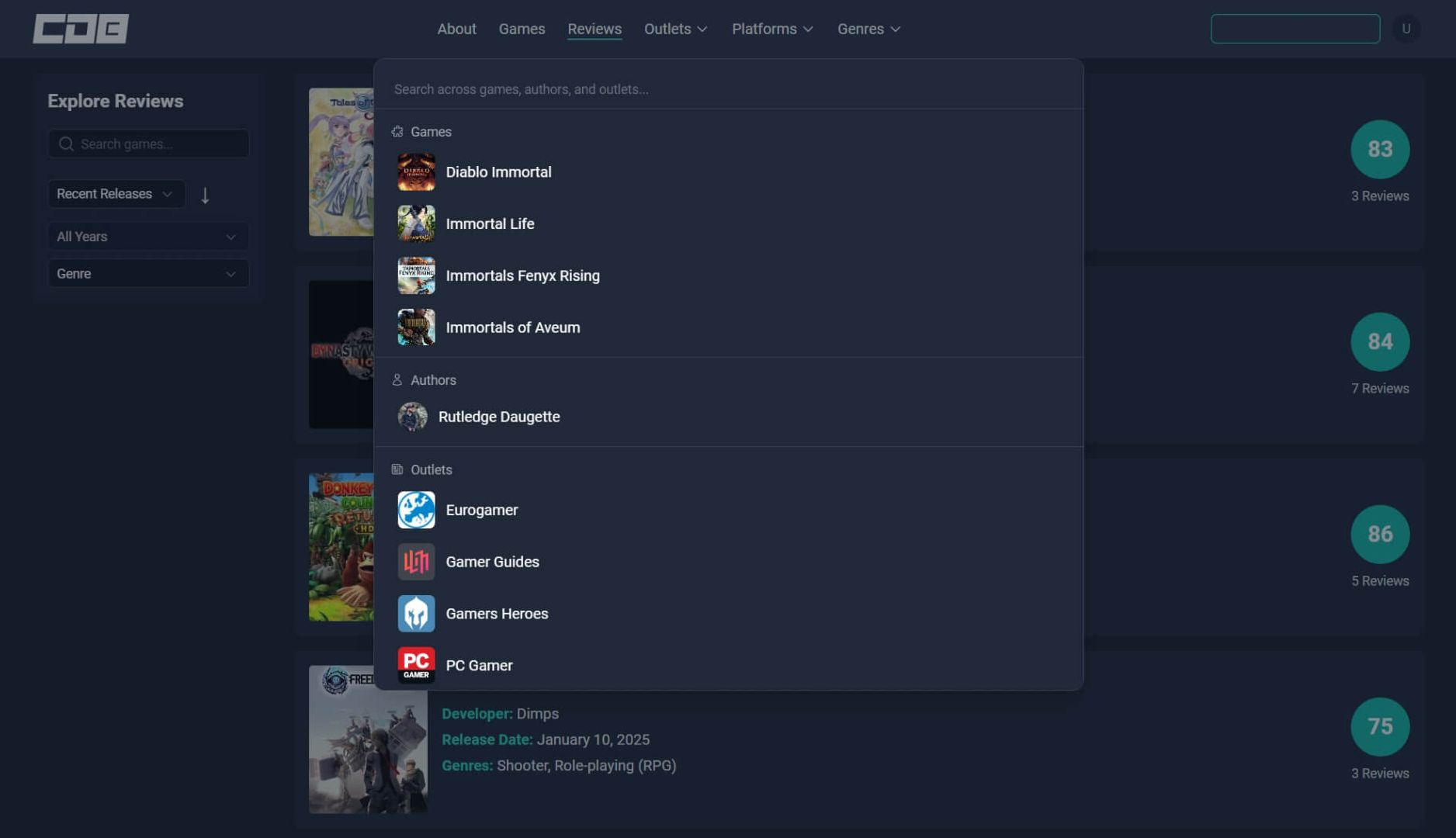 Новый сервис CriticDB станет альтернативой Metacritic и начнёт работу в конце января - изображение 1 Новый сервис CriticDB станет альтернативой Metacritic и начнёт работу в конце января - фото 1