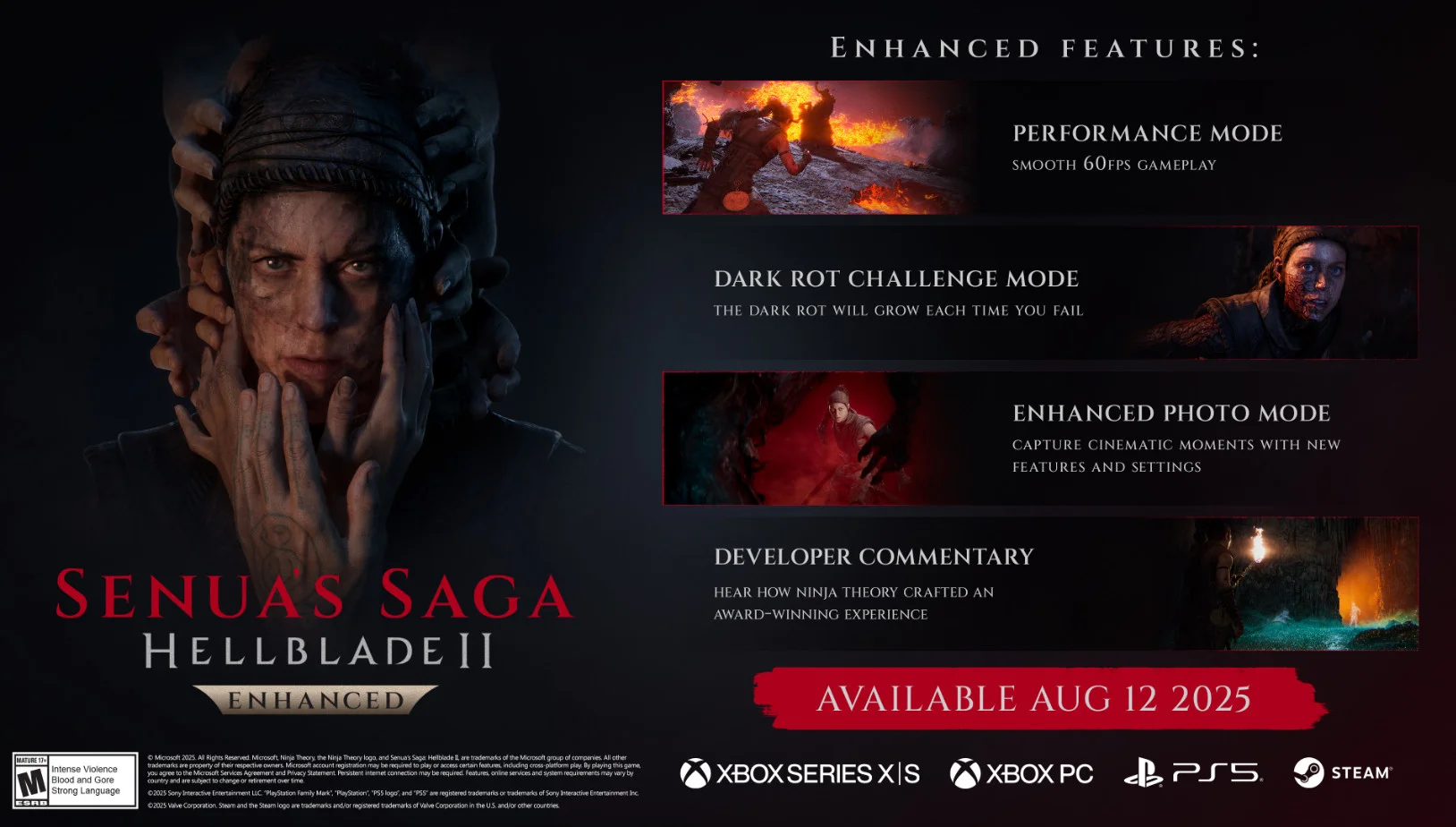 Senua’s Saga: Hellblade II — дата выхода Enhanced-версии и новые фишки