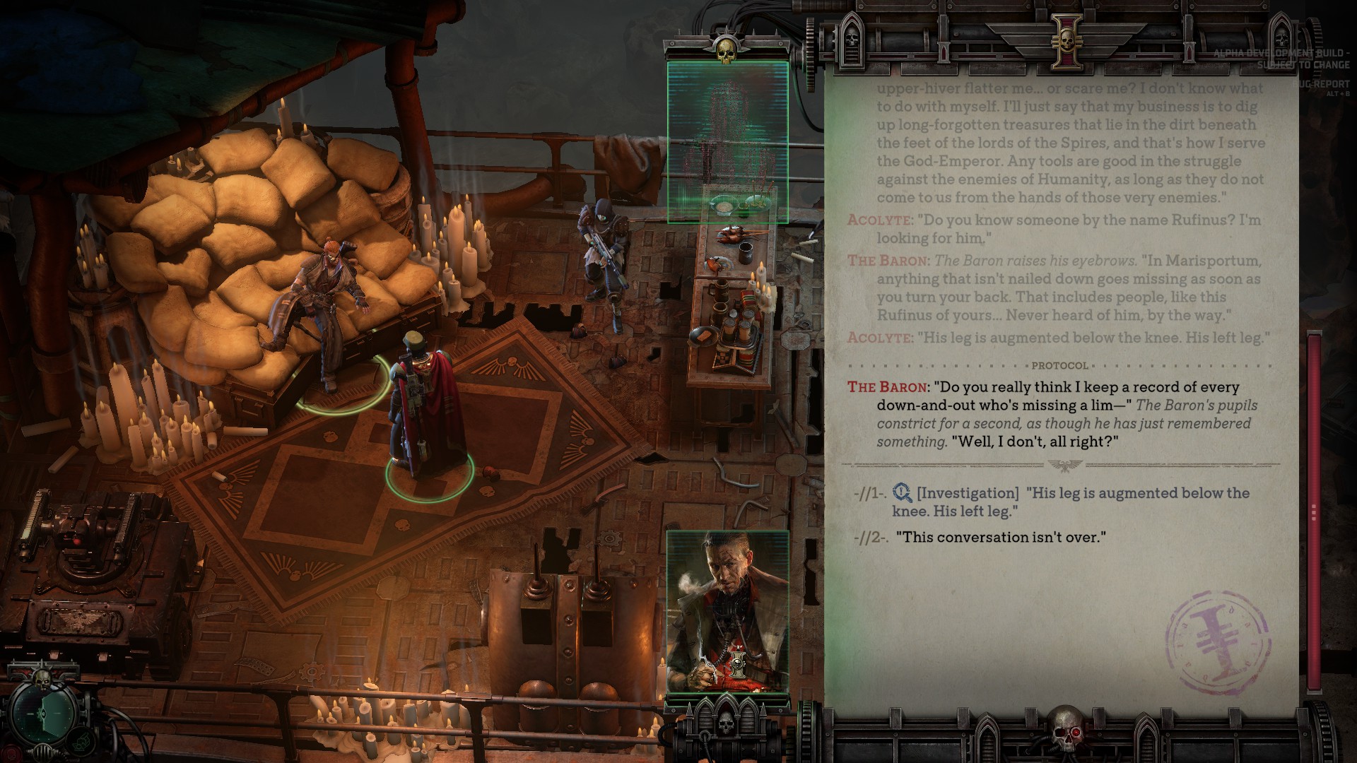 Следите за словами, Барон.
Источник: видеоигра Warhammer 40,000: Dark Heresy