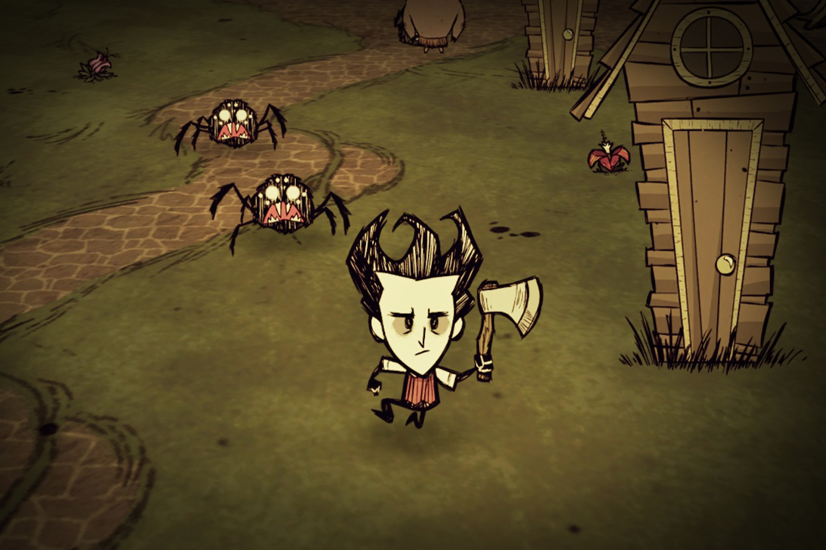 Прототип Don’t Starve вырос за три года в игру с мрачным стилем и суровым выживанием без обучения, где каждый старт — стресс-тест для игрока.

Источник: видеоигра Don’t Starve