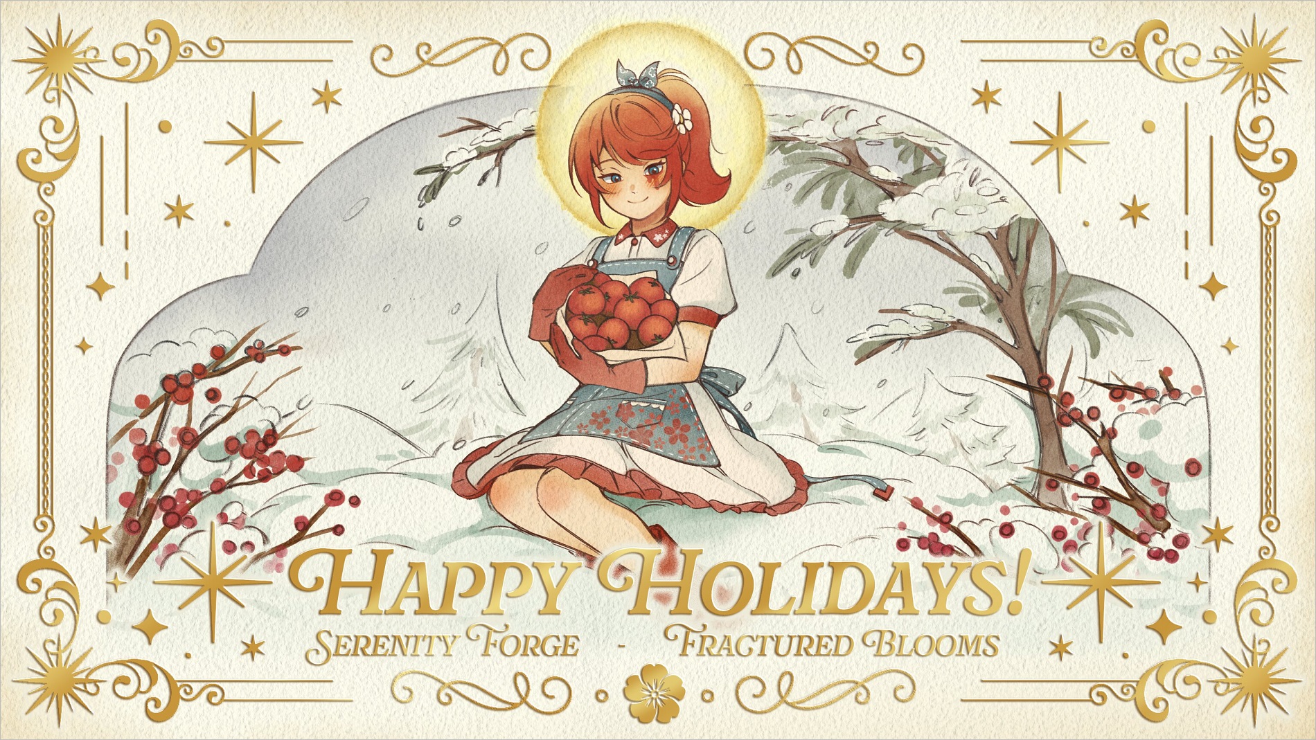 Герои Expedition 33, Atomic Heart и других игр красуются на открытках к Новому году - фото 45