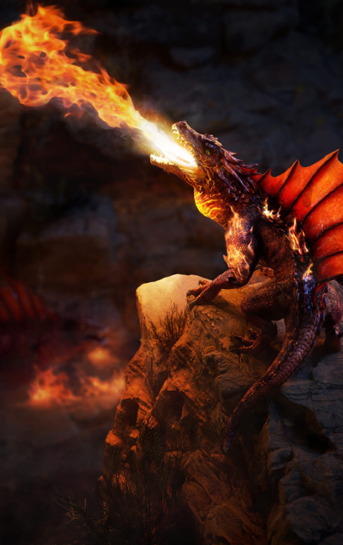 Фанатов «Готики» запугали рисунком огненного ящера из ремейка - фото 1