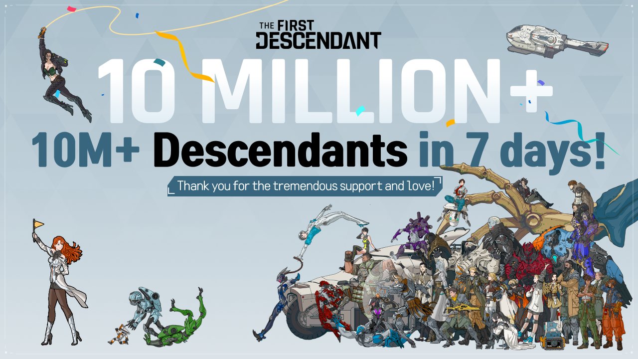 Аудитория The First Descendant превысила десять миллионов - изображение 1 Аудитория The First Descendant превысила десять миллионов - фото 1