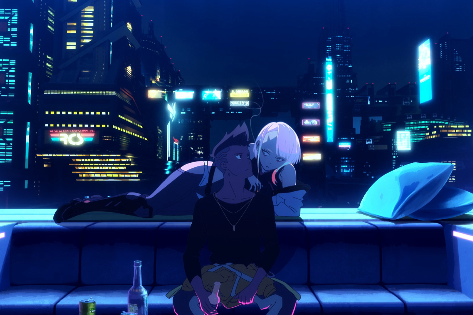 Сразу после релиза аниме число игроков в Cyberpunk 2077 выросло в пять раз, а сериал получил звание “Аниме года” на Crunchyroll Awards 2023.

Источник: студия 