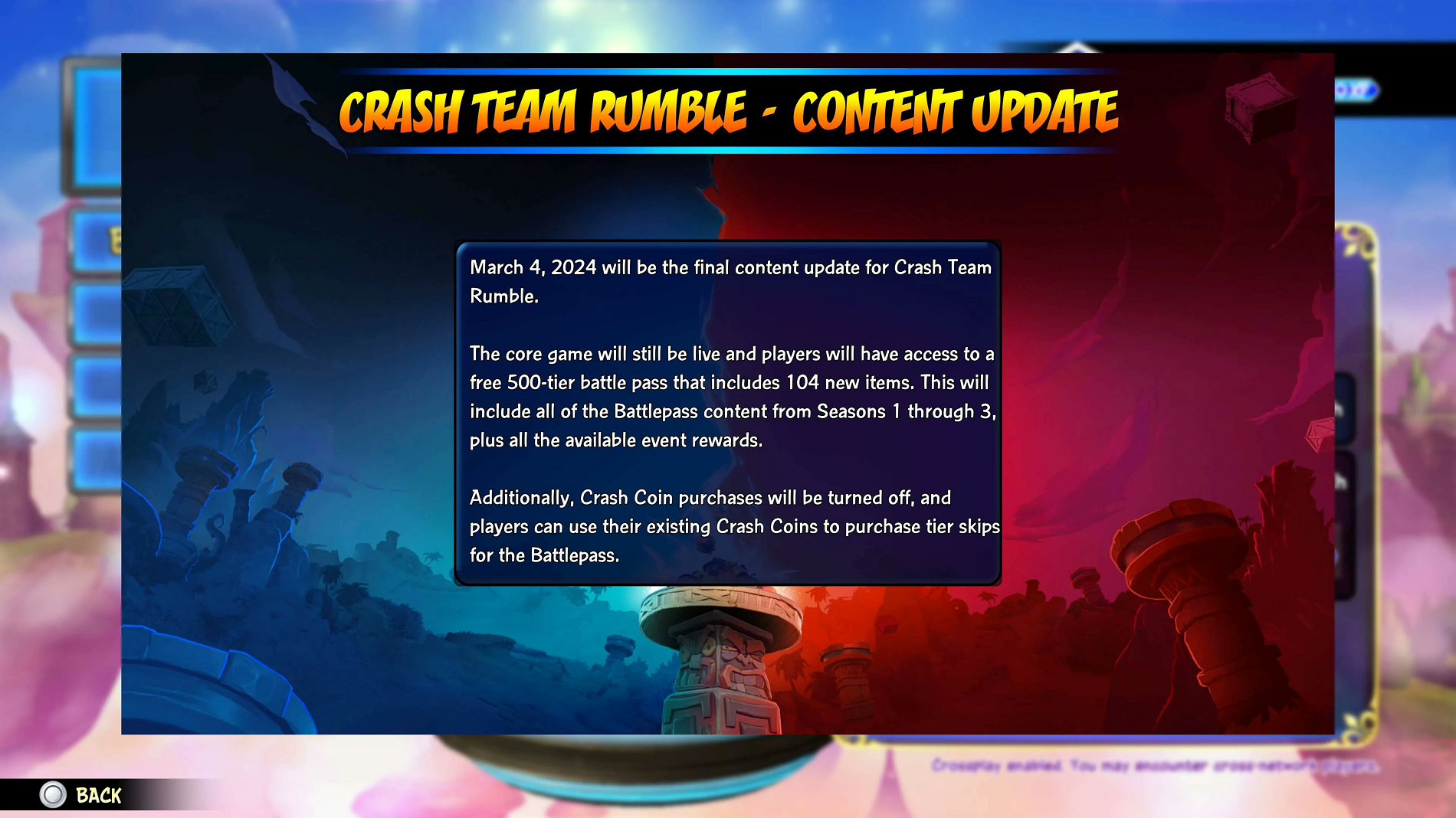 Контентная поддержка Crash Team Rumble завершится в начале марта - изображение 1 Контентная поддержка Crash Team Rumble завершится в начале марта - фото 1