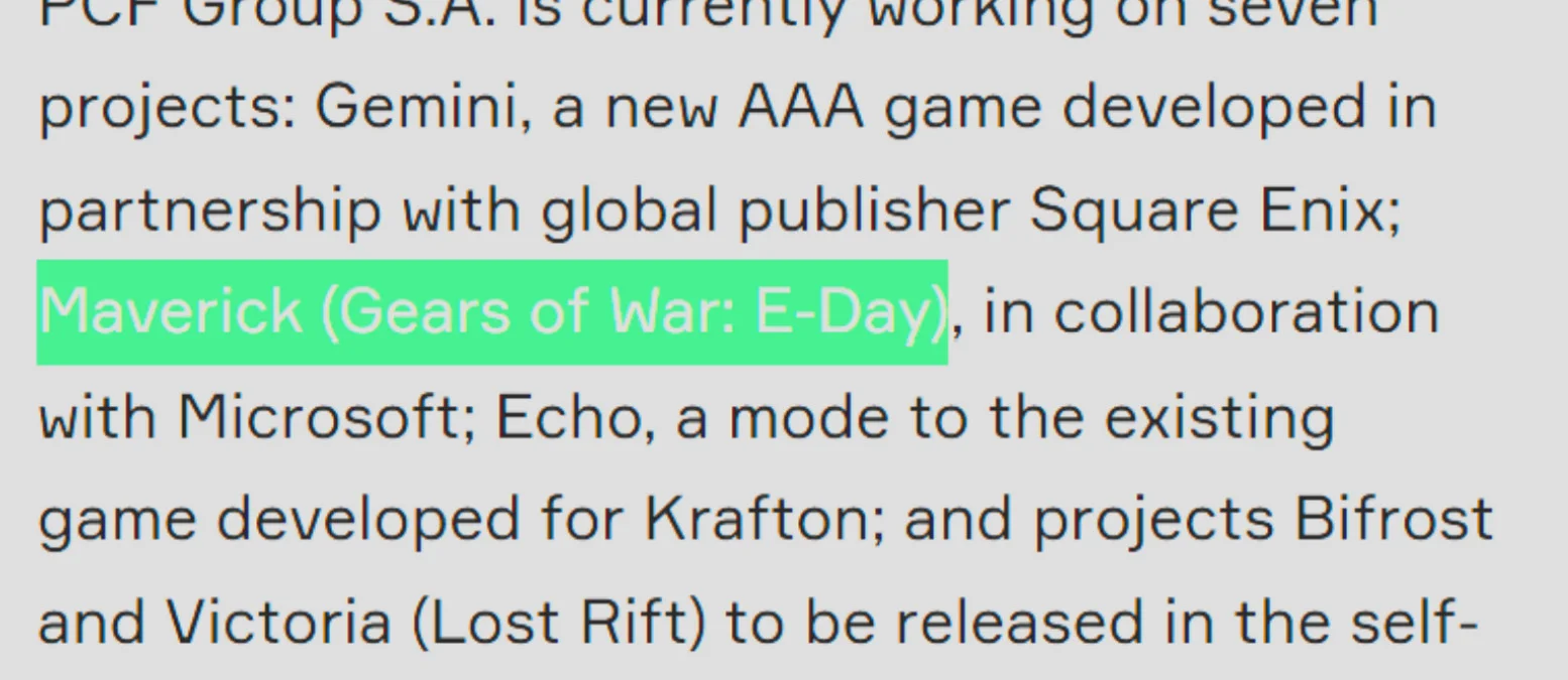 Загадочной Project Maverick авторов Bulletstorm оказалась Gears of War: E-Day - изображение 1 Загадочной Project Maverick авторов Bulletstorm оказалась Gears of War: E-Day - фото 1