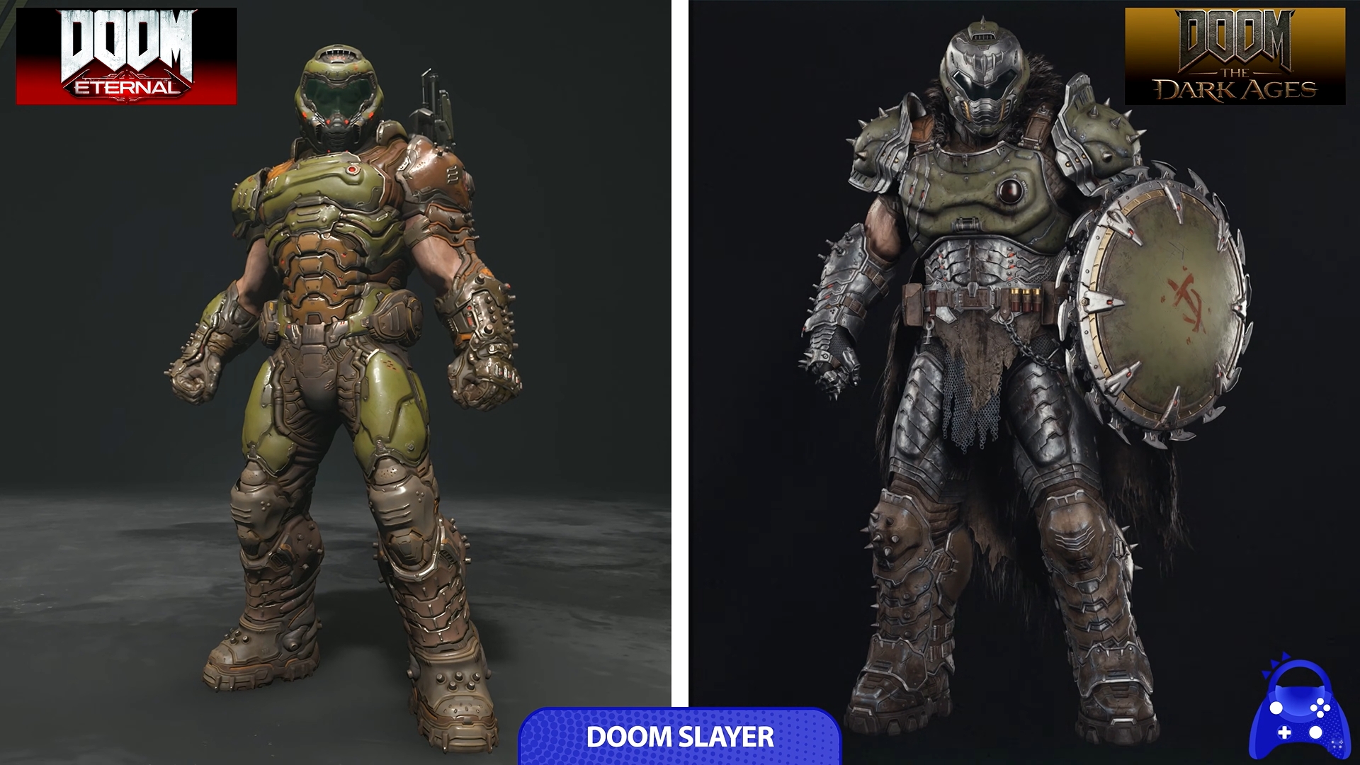 Ютубер сравнил модели героя и врагов в DOOM: The Dark Ages и DOOM Eternal - фото 1