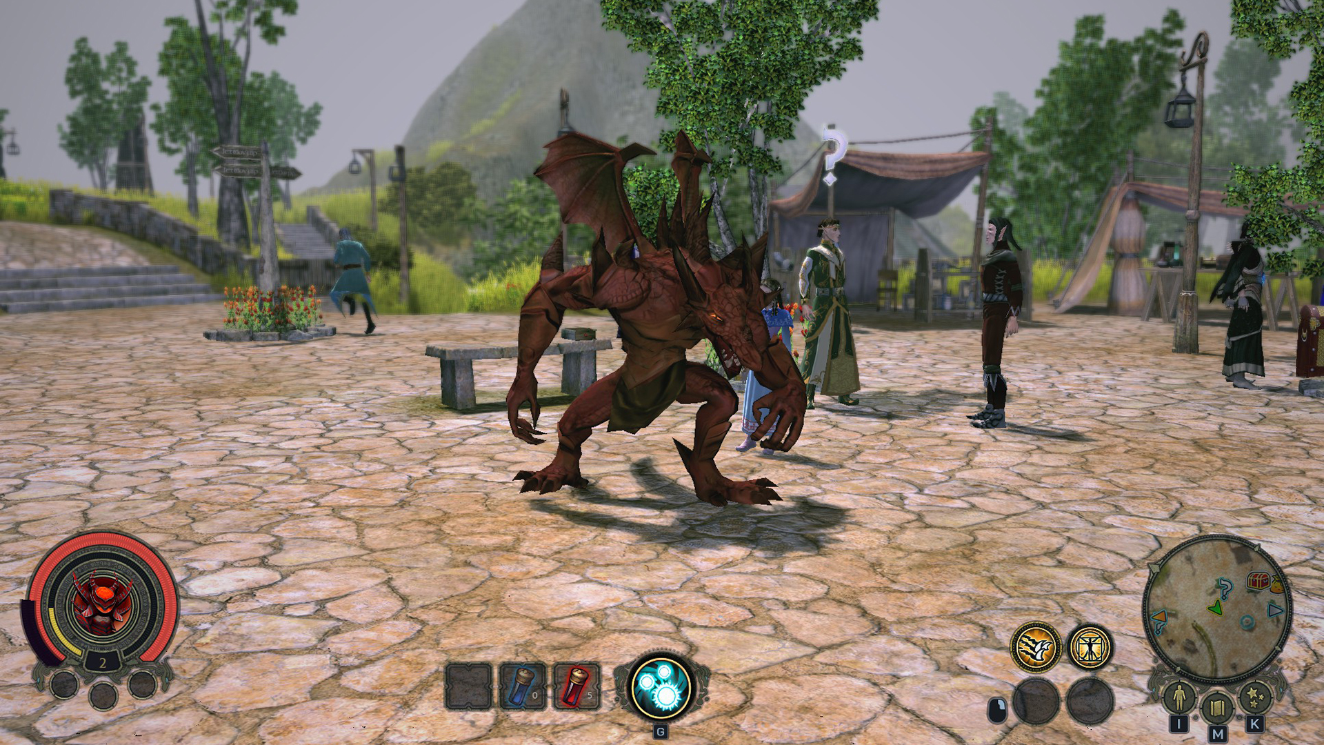 Зачем приручать дракона, если им можно стать?
Источник: видеоигра Sacred 2 Remaster