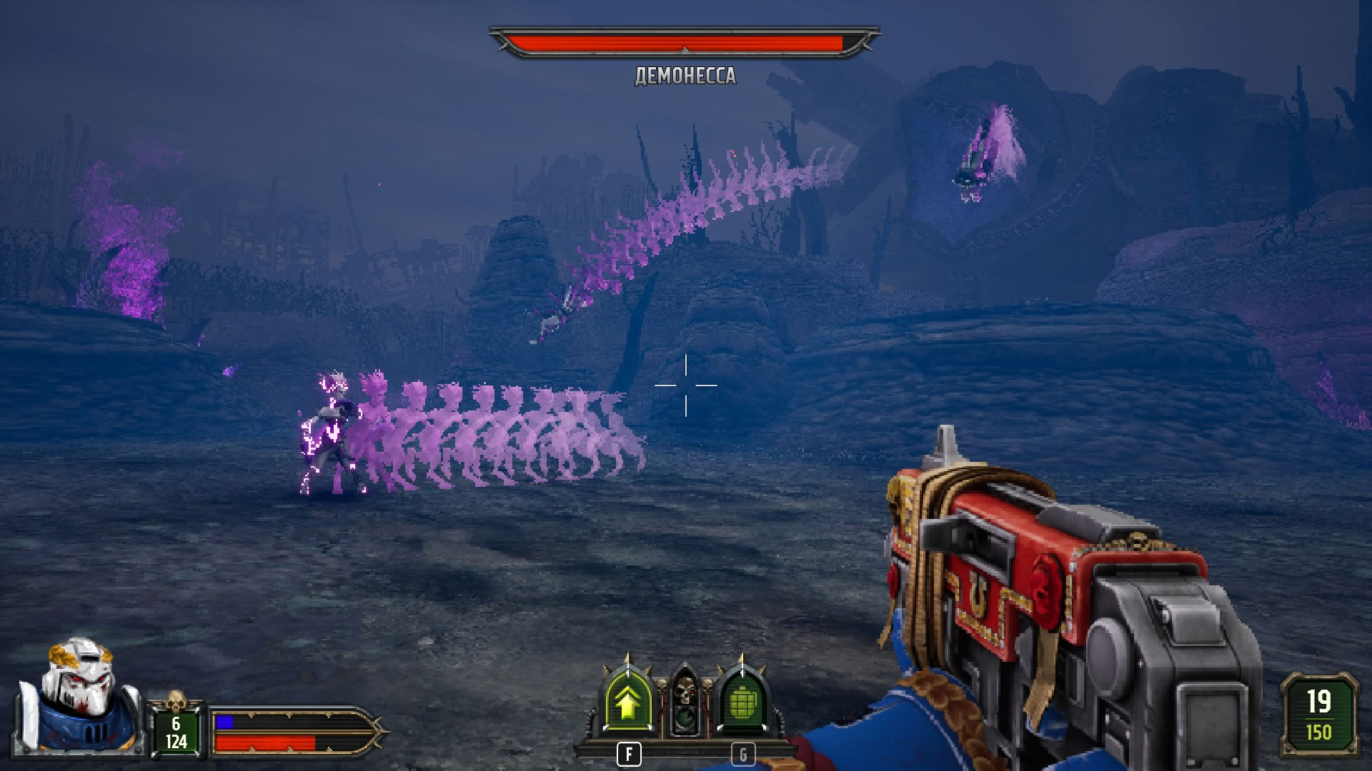 Какие же они надоедливые.

Источник: видеоигра Warhammer 40,000: Boltgun 2