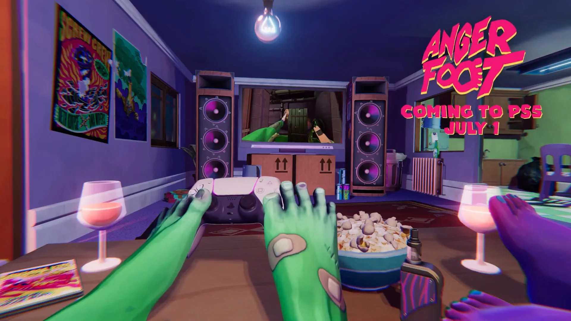 Anger Foot на PS5: бодрый экшен вырывается из Steam-оков