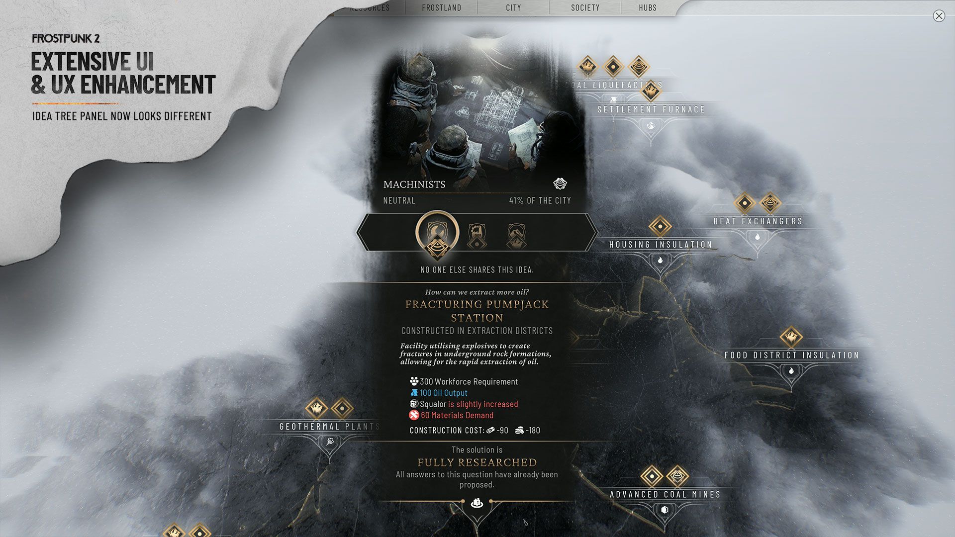 Сложность Frostpunk 2 разработчики обещают смягчить удобным интерфейсом - изображение 1 Сложность Frostpunk 2 разработчики обещают смягчить удобным интерфейсом - фото 1