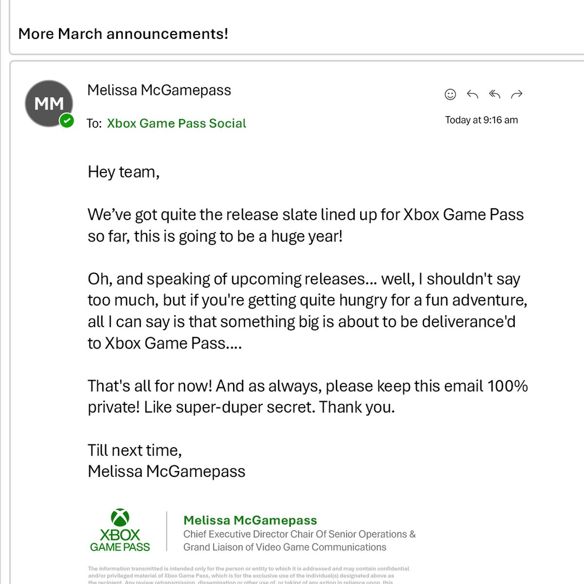 Источник: аккаунт Xbox Game Pass в соцсети X
