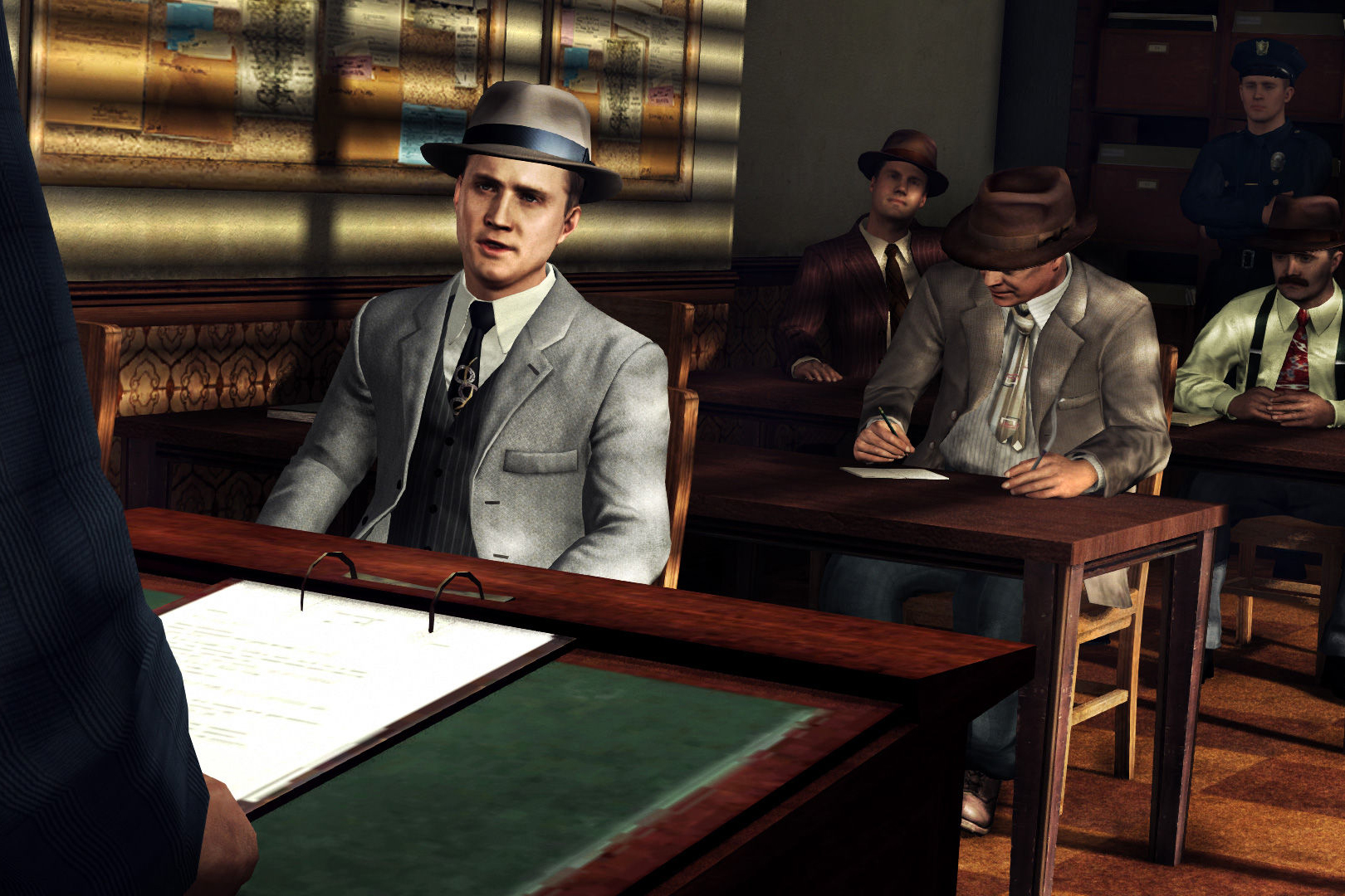 Снова в школу, да?

Источник: видеоигра LA Noire
