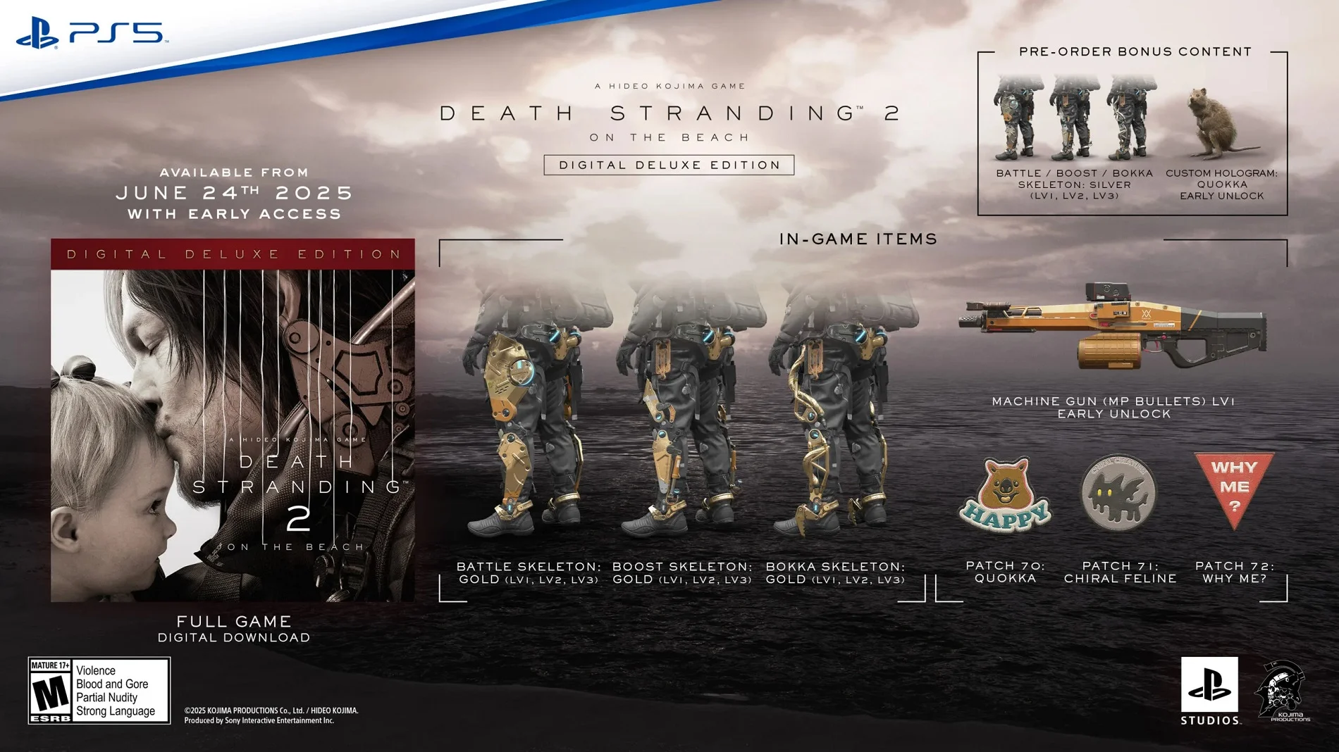 В коллекционное издание Death Stranding 2: On The Beach войдёт письмо Хидео Кодзимы - изображение 2 В коллекционное издание Death Stranding 2: On The Beach войдёт письмо Хидео Кодзимы - фото 2
