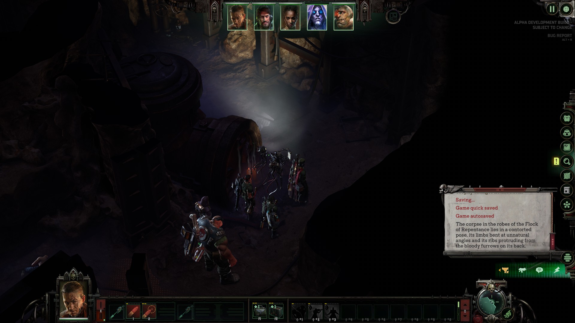 Изометрический хоррор.
Источник: видеоигра Warhammer 40,000: Dark Heresy