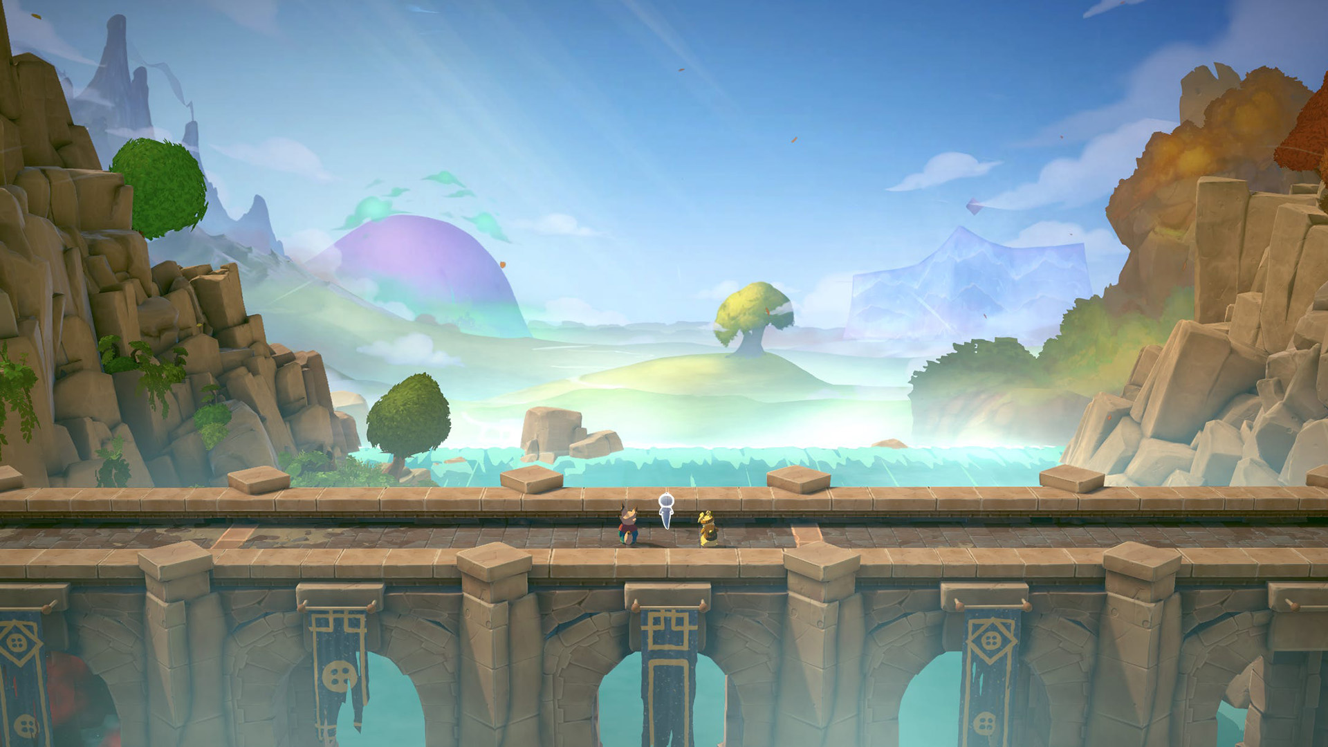 Иногда хочется просто стоять и рассматривать здешние виды.

Источник: видеоигра The Lonesome Guild