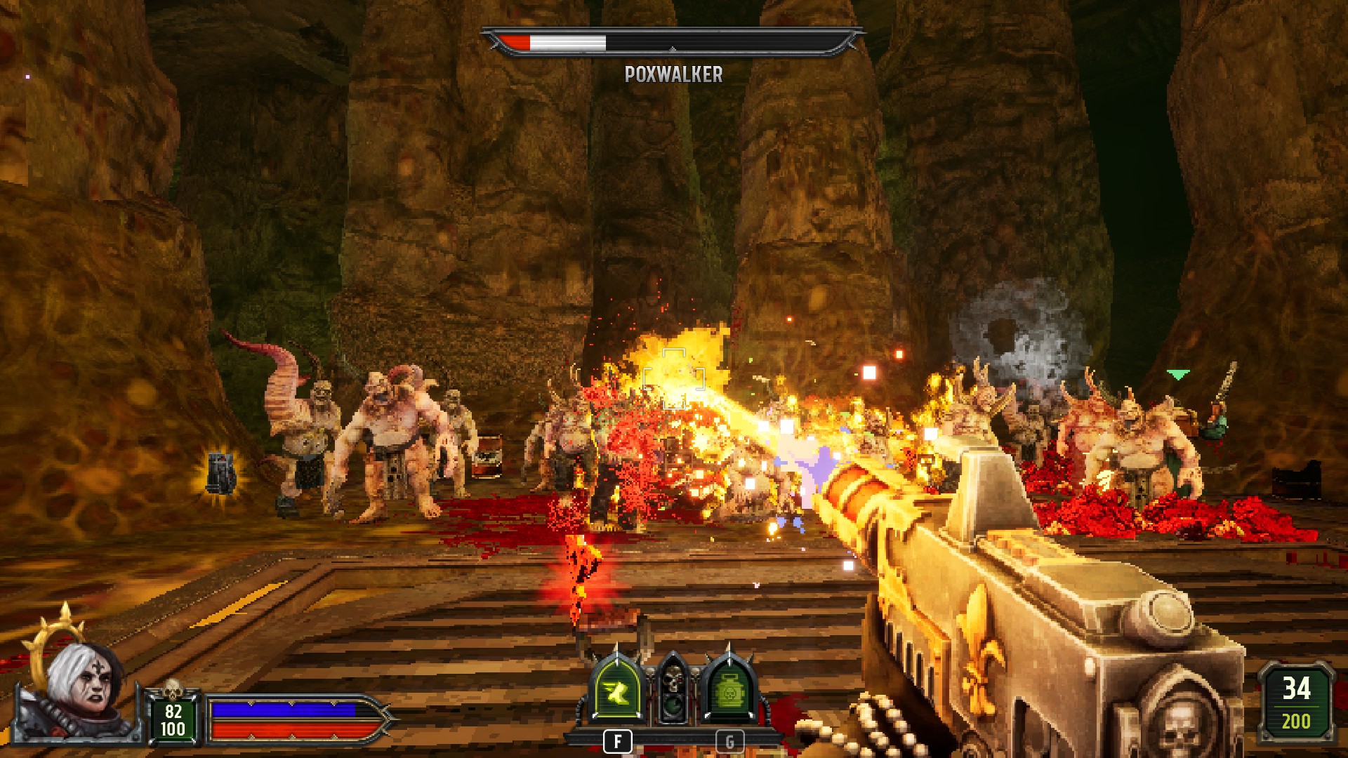 Сгорите, еретики!
Источник: видеоигра Warhammer 40,000: Boltgun 2