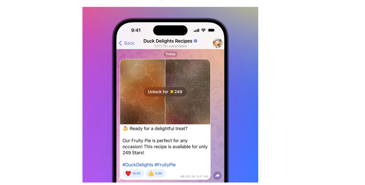 В Telegram появилась возможность выкладывать платные фото и видео - изображение 2 В Telegram появилась возможность выкладывать платные фото и видео - фото 2