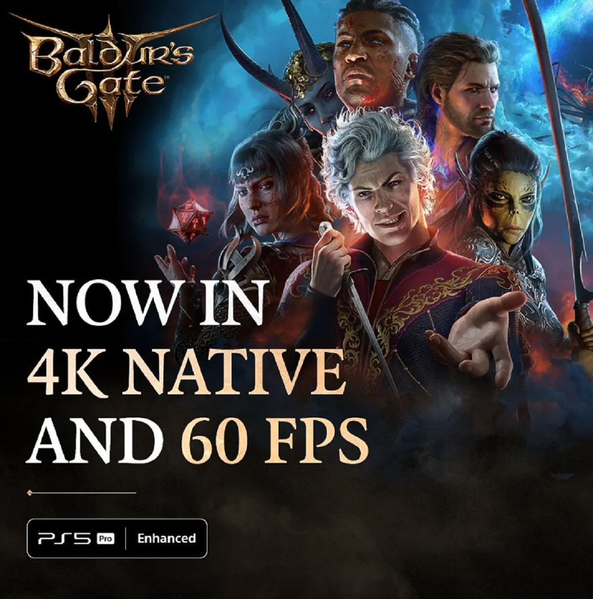 Для Baldur's Gate 3 на PS5 Pro выпустили патч с поддержкой 4К и 60 FPS - фото 1