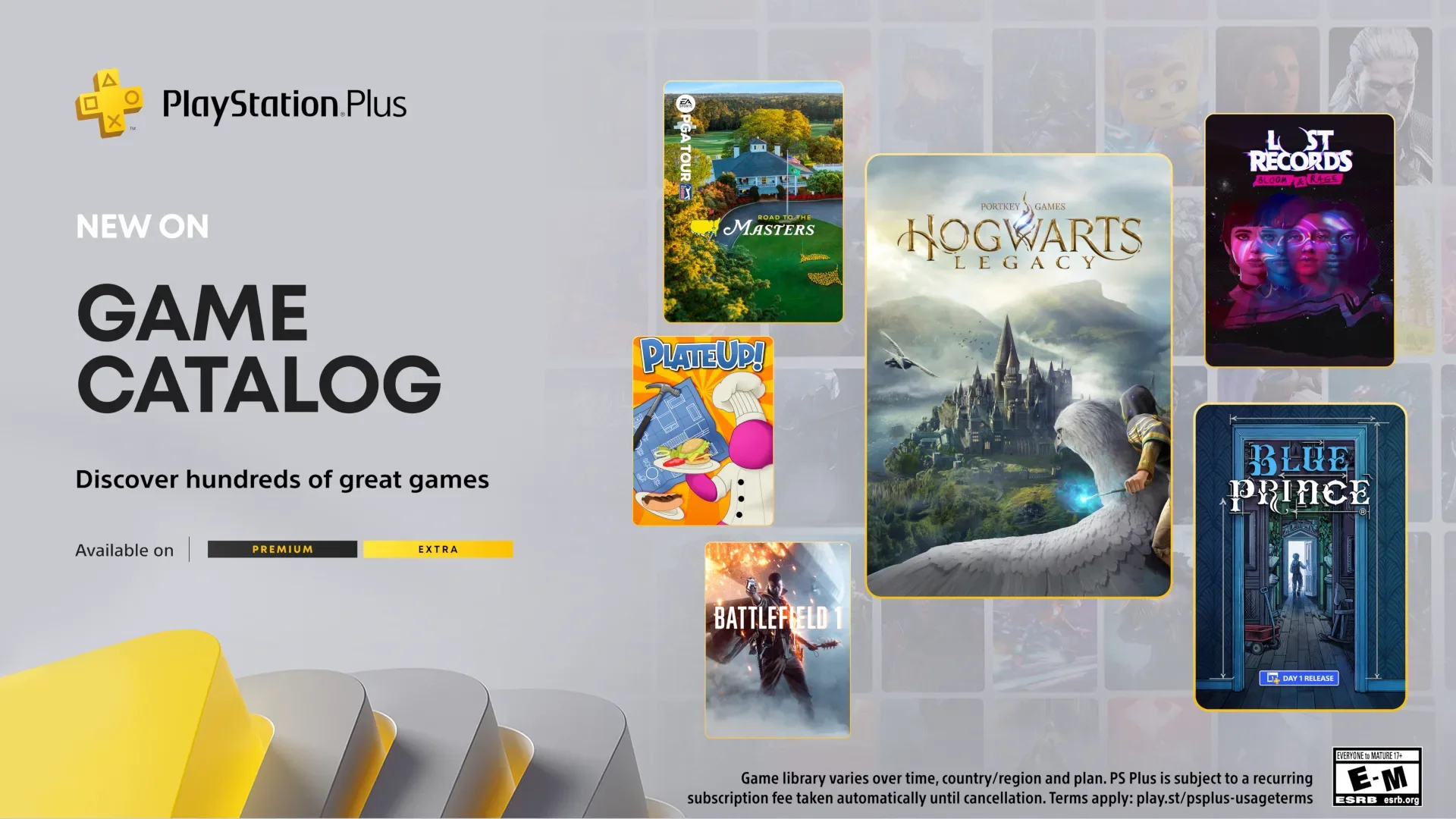 Расширенная PS Plus в апреле включает Hogwarts Legacy, Battlefield 1 и Blue Prince - изображение 1 Расширенная PS Plus в апреле включает Hogwarts Legacy, Battlefield 1 и Blue Prince - фото 1