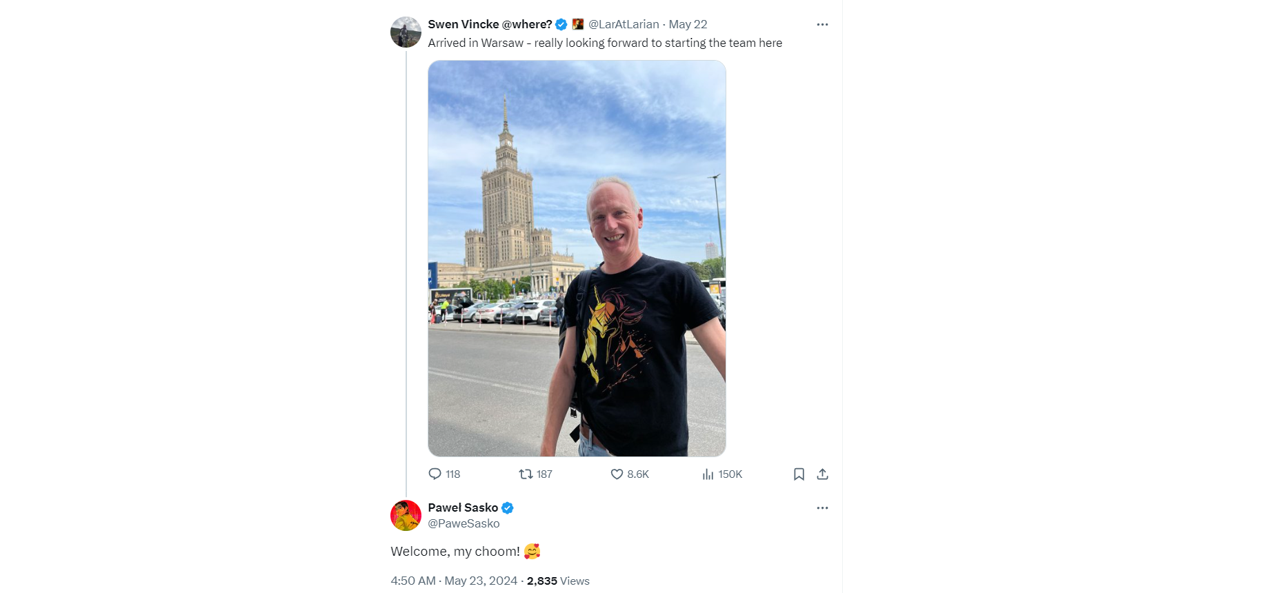 Создатели Cyberpunk 2077 не увидели угрозы в новой студии авторов Baldurs Gate 3 - изображение 1 Создатели Cyberpunk 2077 не увидели угрозы в новой студии авторов Baldurs Gate 3 - фото 1