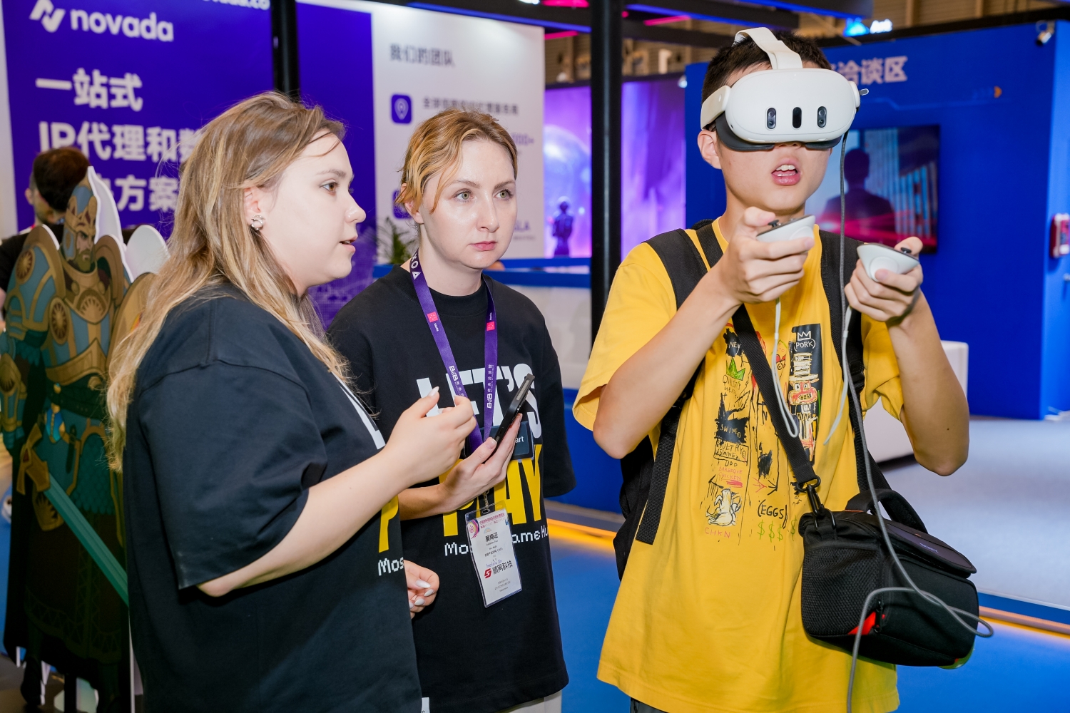 VR привлекает публику.
Источник: фестиваль ChinaJoy 2025