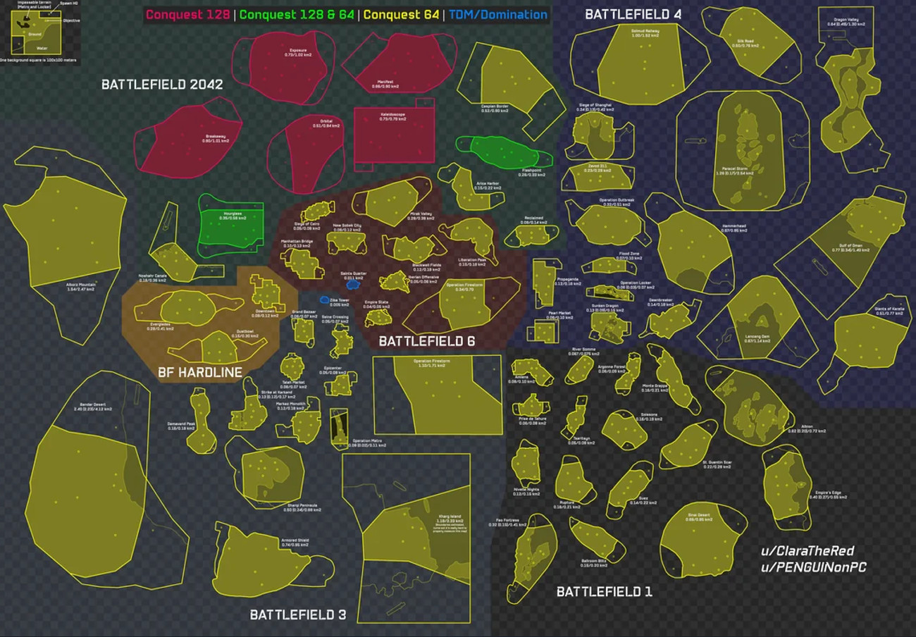 Источник: [Reddit](https://www.reddit.com/r/Battlefield/comments/1omver9/updated_battlefield_maps_from_bf3_bf4_bfhl_bf1/)