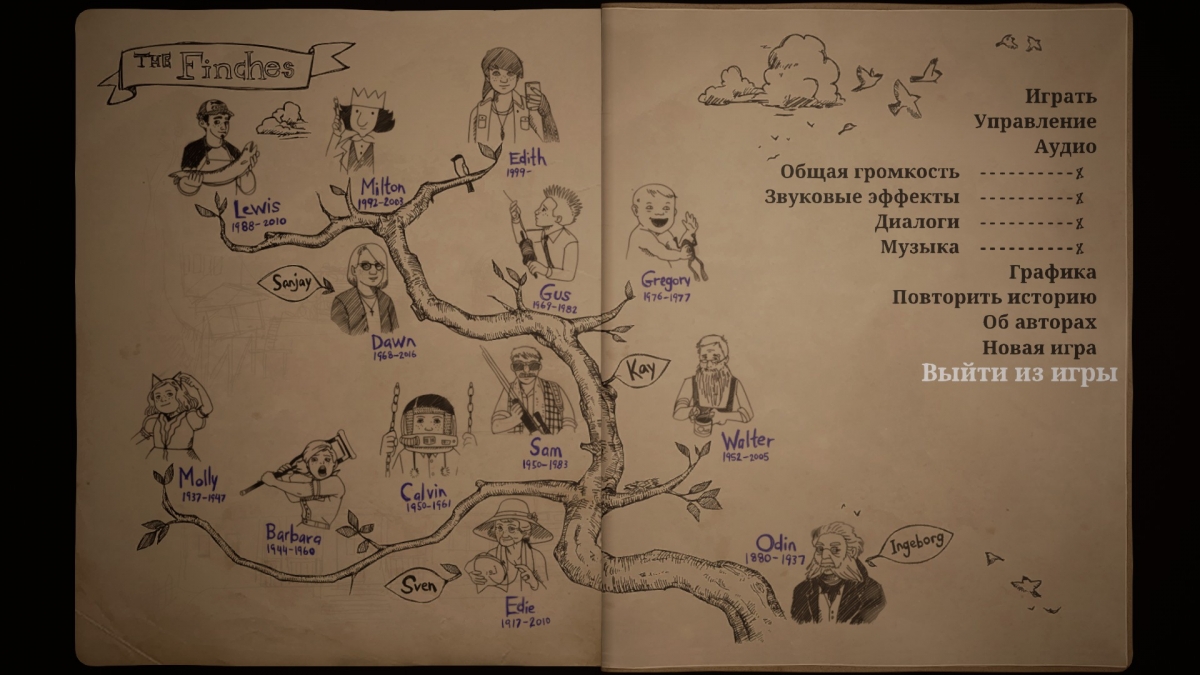Почему умирают герои What Remains of Edith Finch. Проклятие и спойлеры - изображение 7 Почему умирают герои What Remains of Edith Finch. Проклятие и спойлеры - фото 7