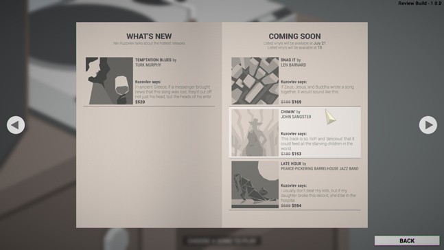 Разработкой This is the Police руководил Илья Янович, бывший редактор  «Игромании». Ну а в самой игре музыкальным критиком подрабатывает некий  господин Kuzovlev. На редкость отвратительный тип!

Источник: видеоигра This is the Police