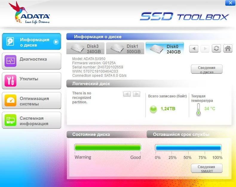 Тест накопителя SSD ADATA SX950. На смену старому харду - фото 3