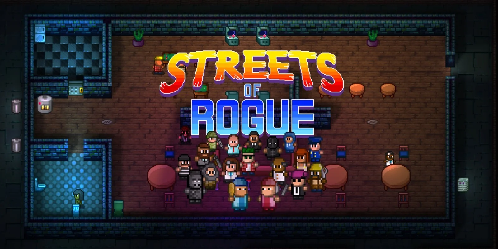 Обзор Streets of Rogue. Если бы Grand Theft Auto вышла на Super Nintendo - изображение обложка