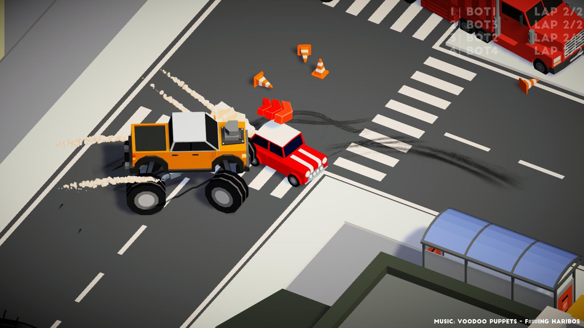 Инди месяца: HardCrash и RagFist. Гоночный кооператив или beat 'em up с процедурной физикой? - фото 3