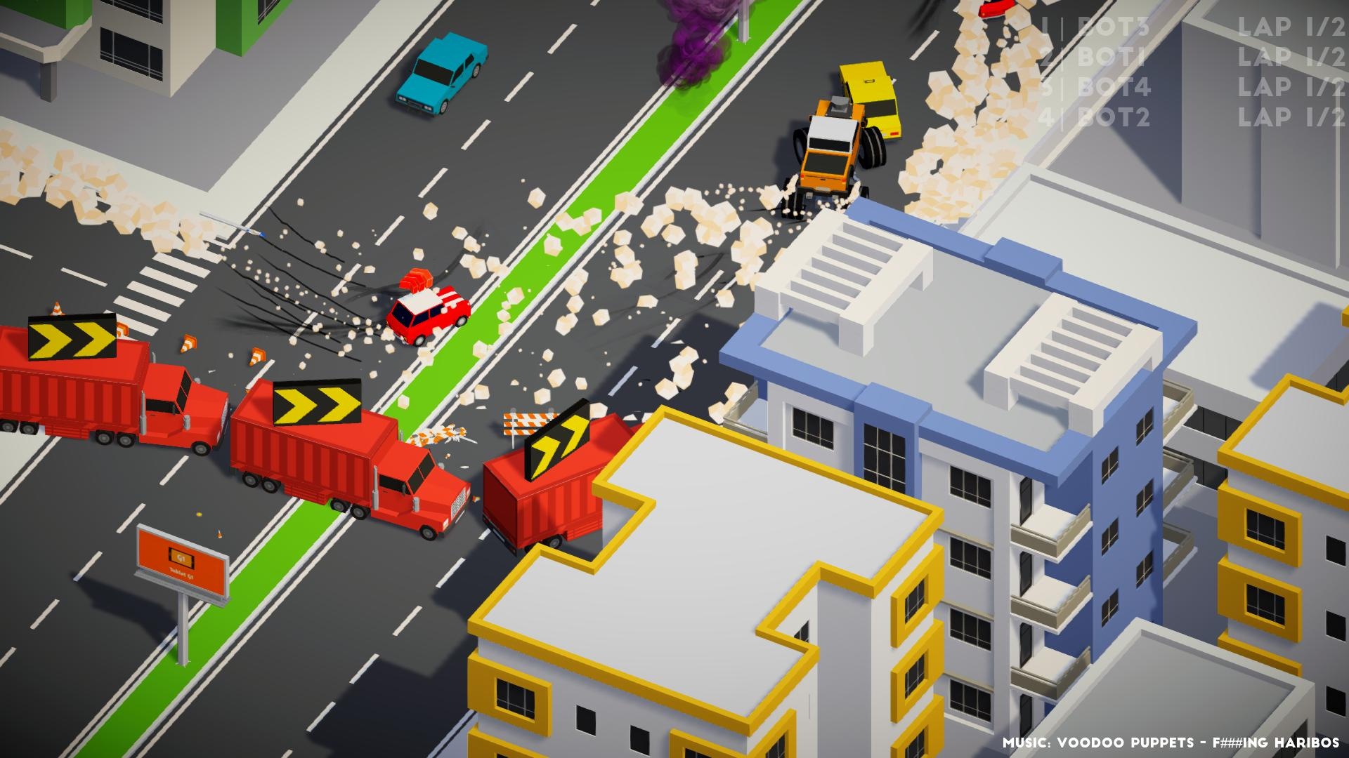 Инди месяца: HardCrash и RagFist. Гоночный кооператив или beat 'em up с процедурной физикой? - фото 4