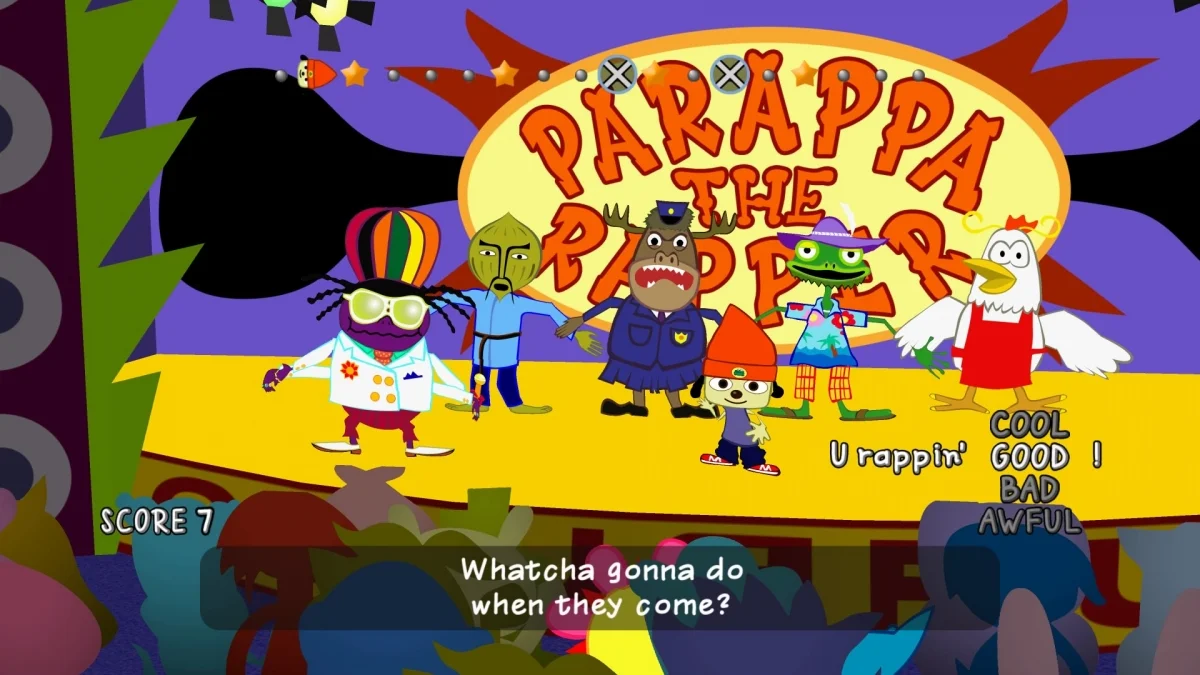 Обзор PaRappa the Rapper Remastered. Бумажная любовь - фото 3