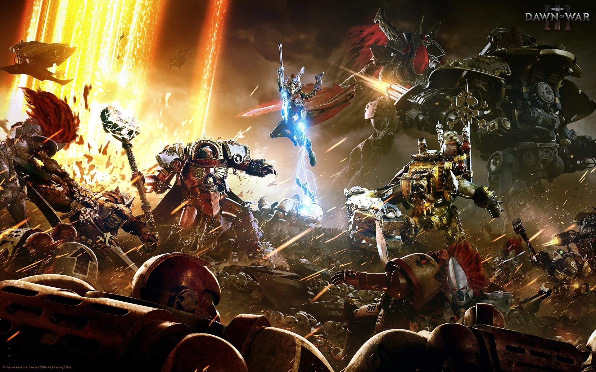 Предварительный обзор  Warhammer 40,000: Dawn of War 3. Дисбаланс в мире темного будущего - изображение обложка