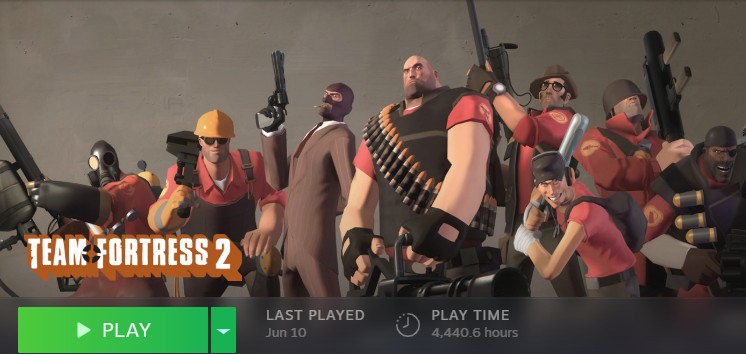 А теперь у меня в ней 4440 часов

Источник: видеоигра Team Fortress 2